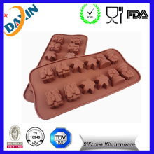 Colorful Silicone Ice Cube Tray & Silicone Ice Tray (DXJ0054)